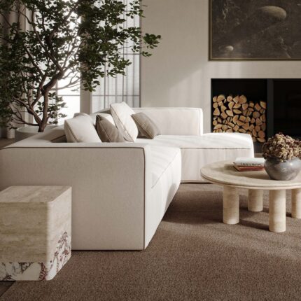 Verona Linen Modular Sectional Sofa