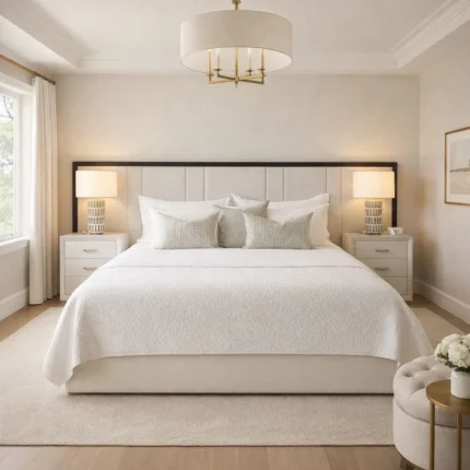 Verona Panel Bed With Side Tables