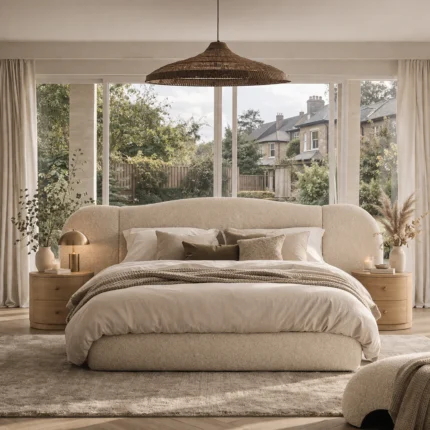 Solstice Bouclé Bed